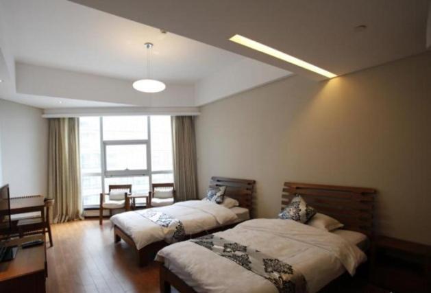Hangzhou Yilin Hotel Apartment Oda fotoğraf
